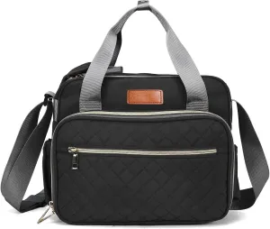 Small Diaper Bag Tote for Girls Baby Nappy Bag - Travel&Outdoor Stroller Organizer Cute Diaper Maternity Bag for Mom Daddy