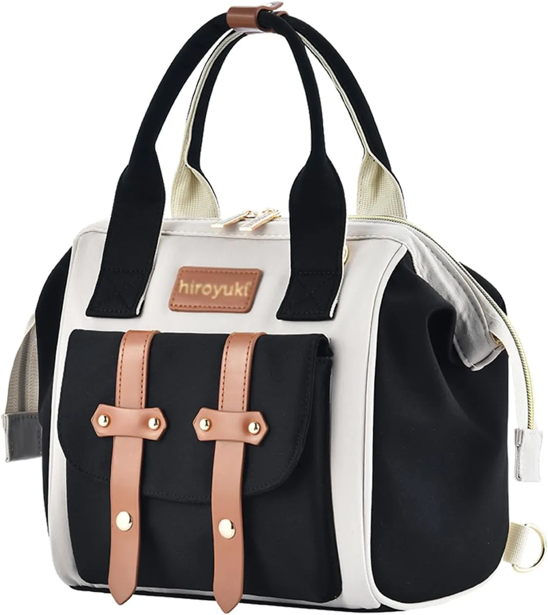 Small Diaper Tote Bag,Stylish Mini Diaper Bag Travel Backpack,Waterproof Multifunction Newborn Baby Bag