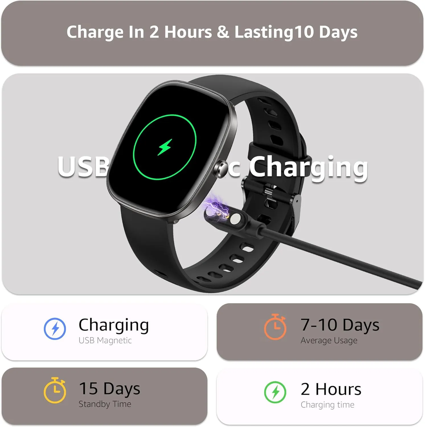 Smart Watch for Men Women Make/Answer Calls,1.83"Fitness Tracker with Sleep Tracker/Blood Pressure/Heart Rate Monitor,Pedometer,100  Sport Modes,IP68 Waterproof,350 Mah, Compatible with Android&iPhone