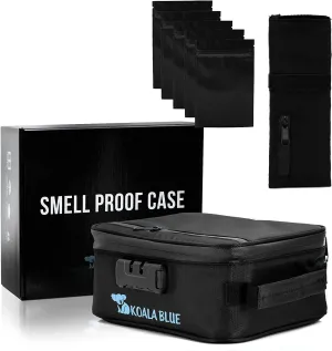 Smell Proof Bag | Premium Stash Box | Smell Proof Stash Container With Combination Lock | Stylish And Portable Travel Bag For Documents And Valuables Storage | Gift For Men And Women