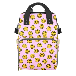 Smiles All Around Customizable Diaper Bag