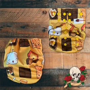 S’mores pocket diaper