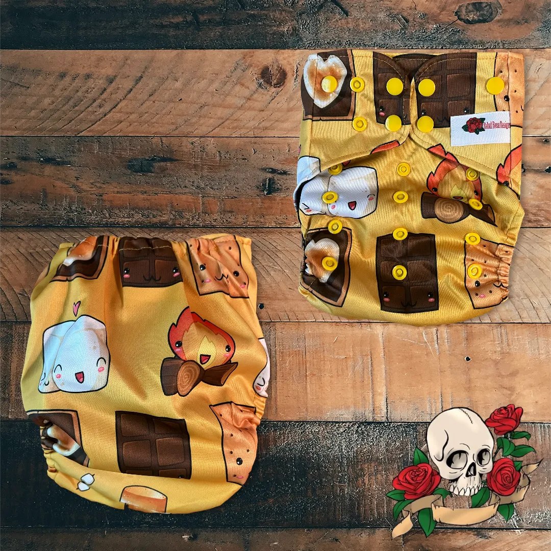 S’mores pocket diaper