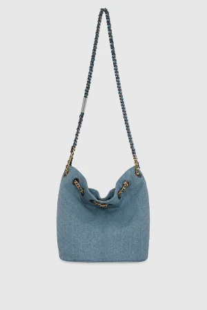 Soft Bucket Bag In Blue