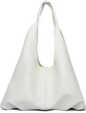 Soft Leather Women's Shoulder Bag, Stylish Minimalist Hobo Purse for Casual and Daily Use