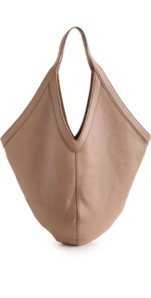Soft Medium Hobo Bag Biscotto One Size