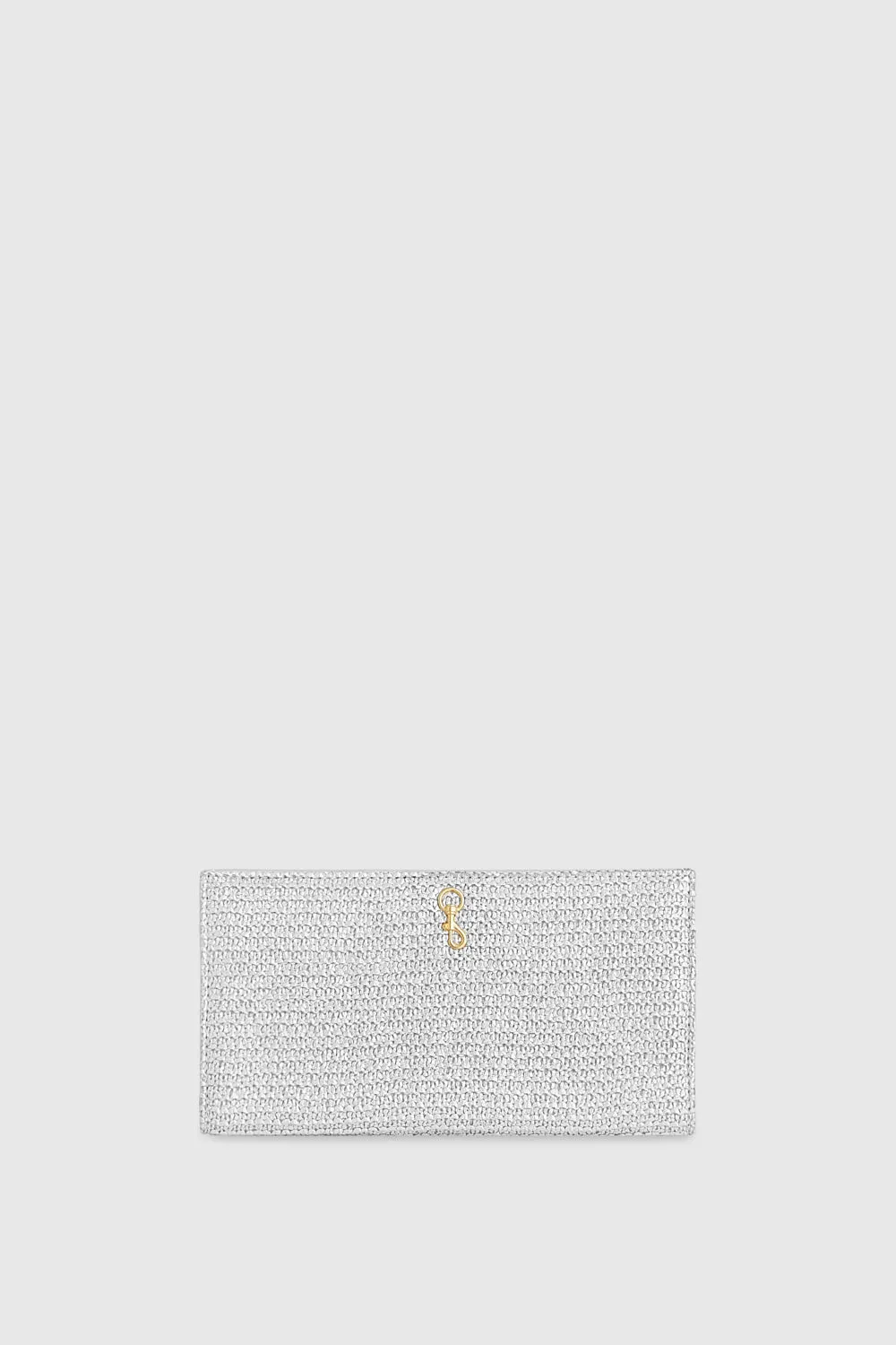 Soft Wallet On A Chain Bag In Silver