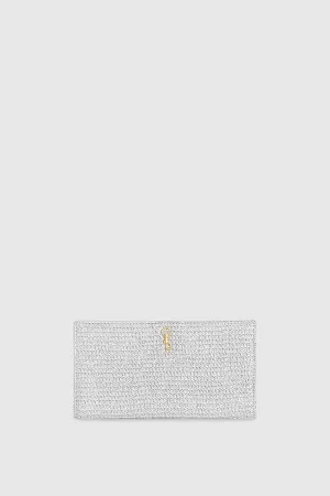 Soft Wallet On A Chain Bag In Silver