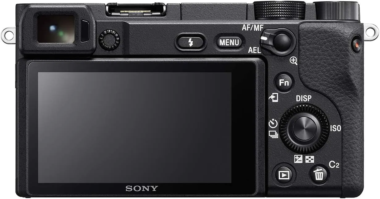 Sony Alpha a6400 Mirrorless Camera: Compact APS-C Interchangeable Lens Digital Camera with Real-Time Eye Auto Focus, 4K Video & Flip Up Touchscreen - E Mount Compatible Cameras - ILCE-6400/B Body