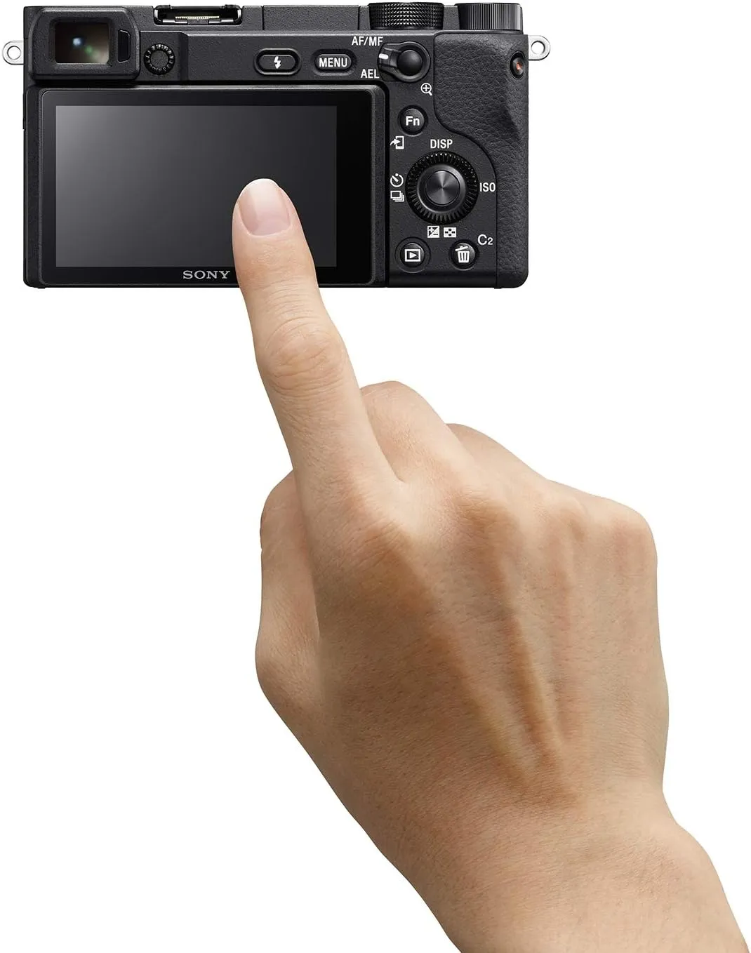 Sony Alpha a6400 Mirrorless Camera: Compact APS-C Interchangeable Lens Digital Camera with Real-Time Eye Auto Focus, 4K Video & Flip Up Touchscreen - E Mount Compatible Cameras - ILCE-6400/B Body