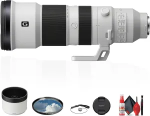 Sony FE 400-800mm f/6.3-8 G OSS Lens | Ultra-Telephoto Zoom with Optical Stabilization & Fast Autofocus for Sony E-Mount (SEL400800G)   Cleaning Kit   UV Filter   Cap Keeper