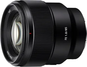 Sony SEL85F18 85mm F/1.8-22 Medium-Telephoto Fixed Prime Camera Lens, Black