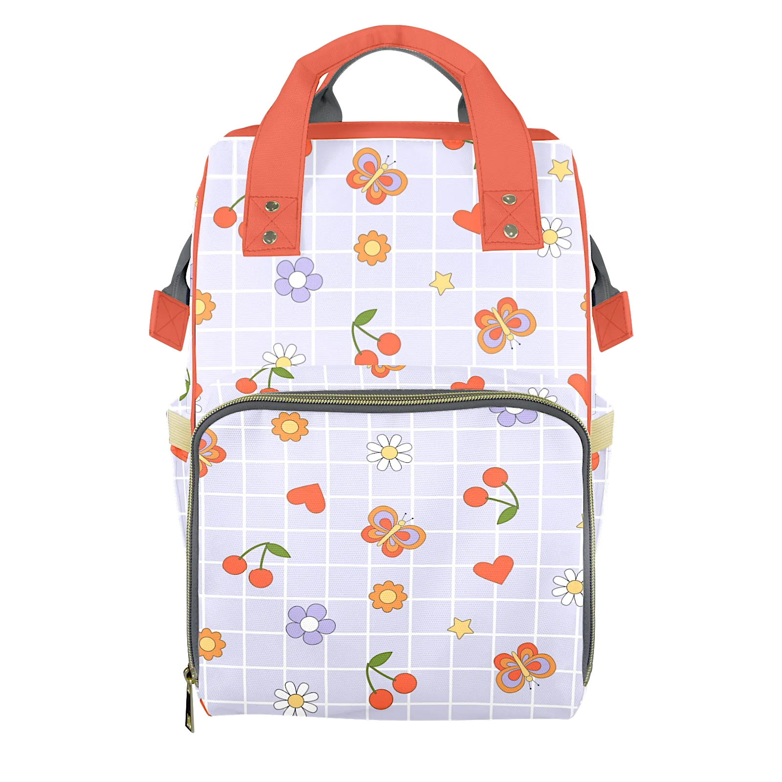 Sour Cherry Customizable Diaper Bag