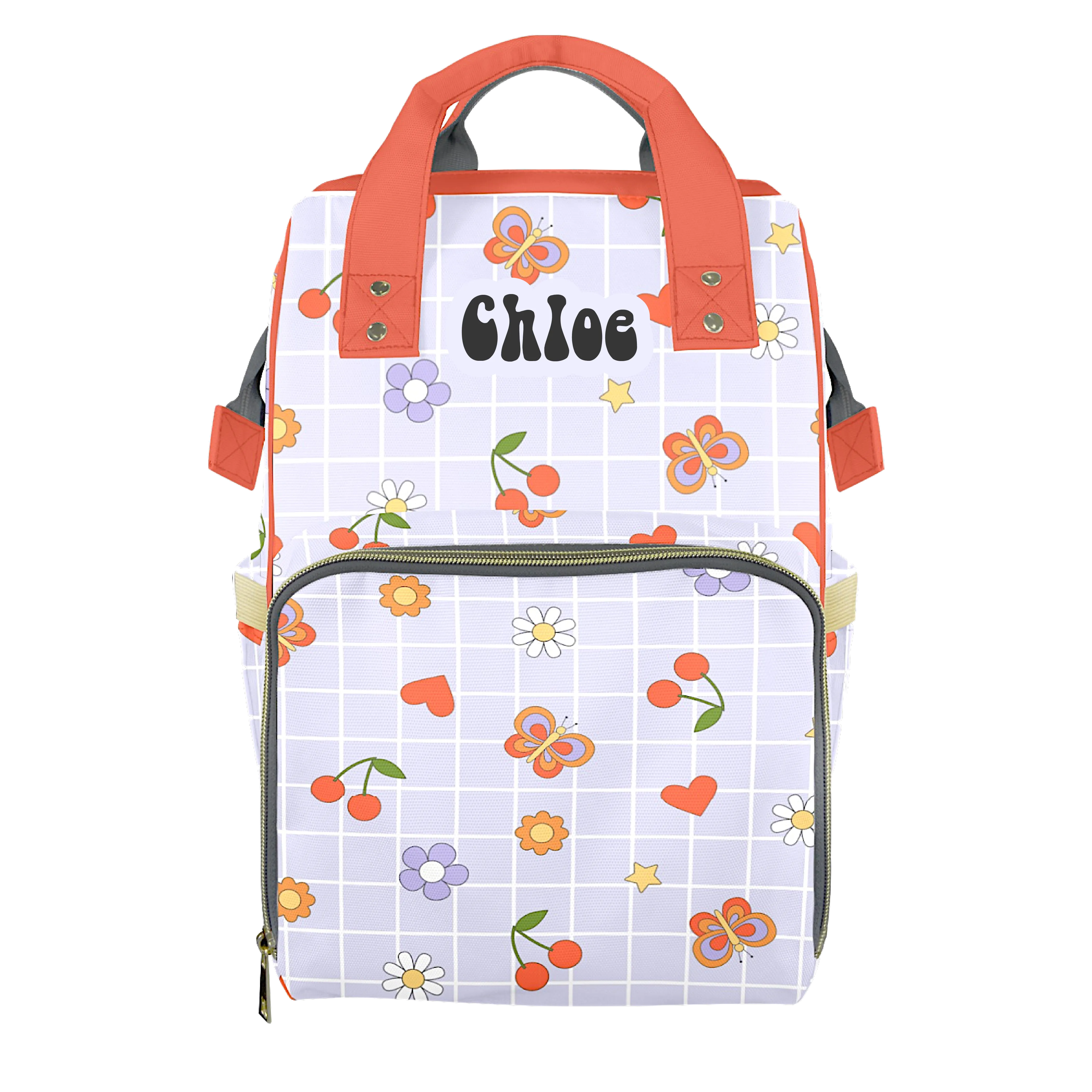Sour Cherry Customizable Diaper Bag