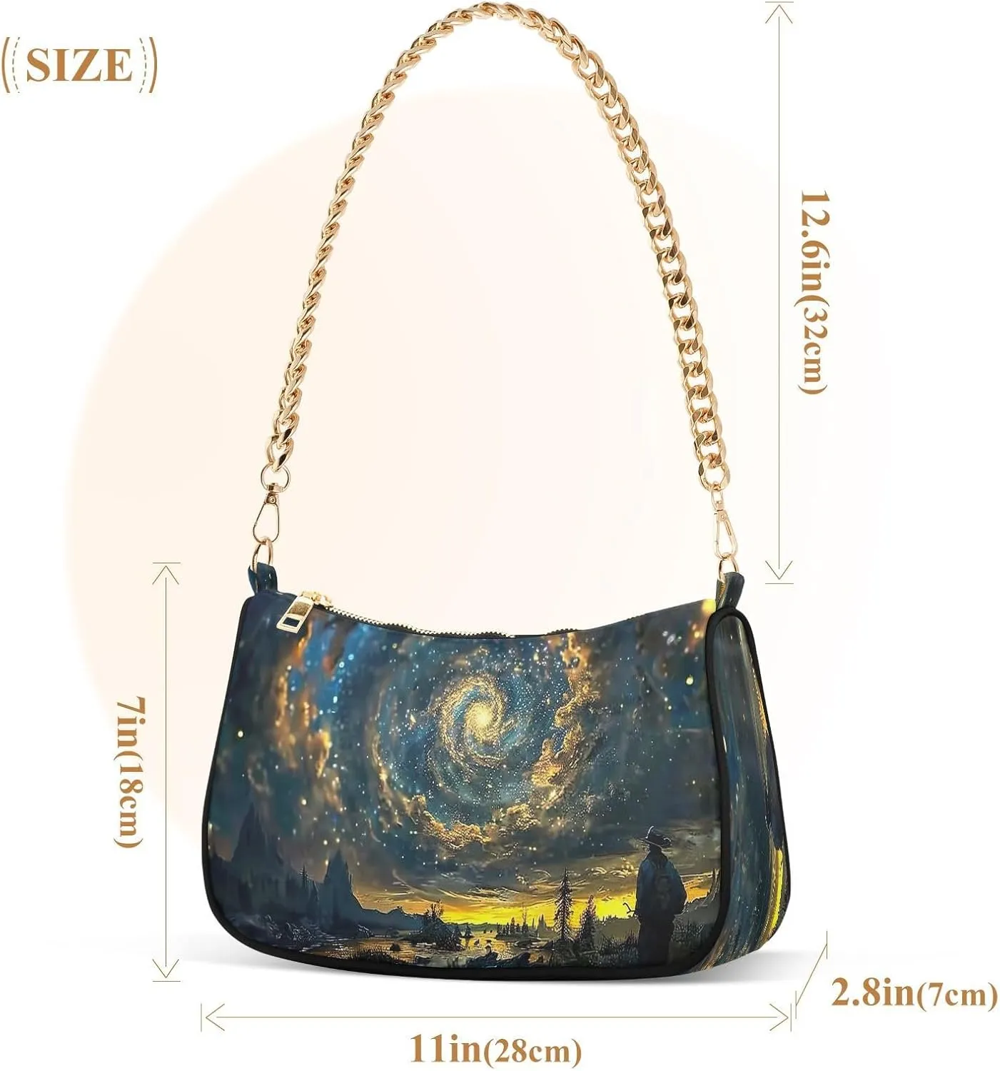 Space Solar System Planets Elements Woman Tote Bag Purse, Womens Crossbody Bag