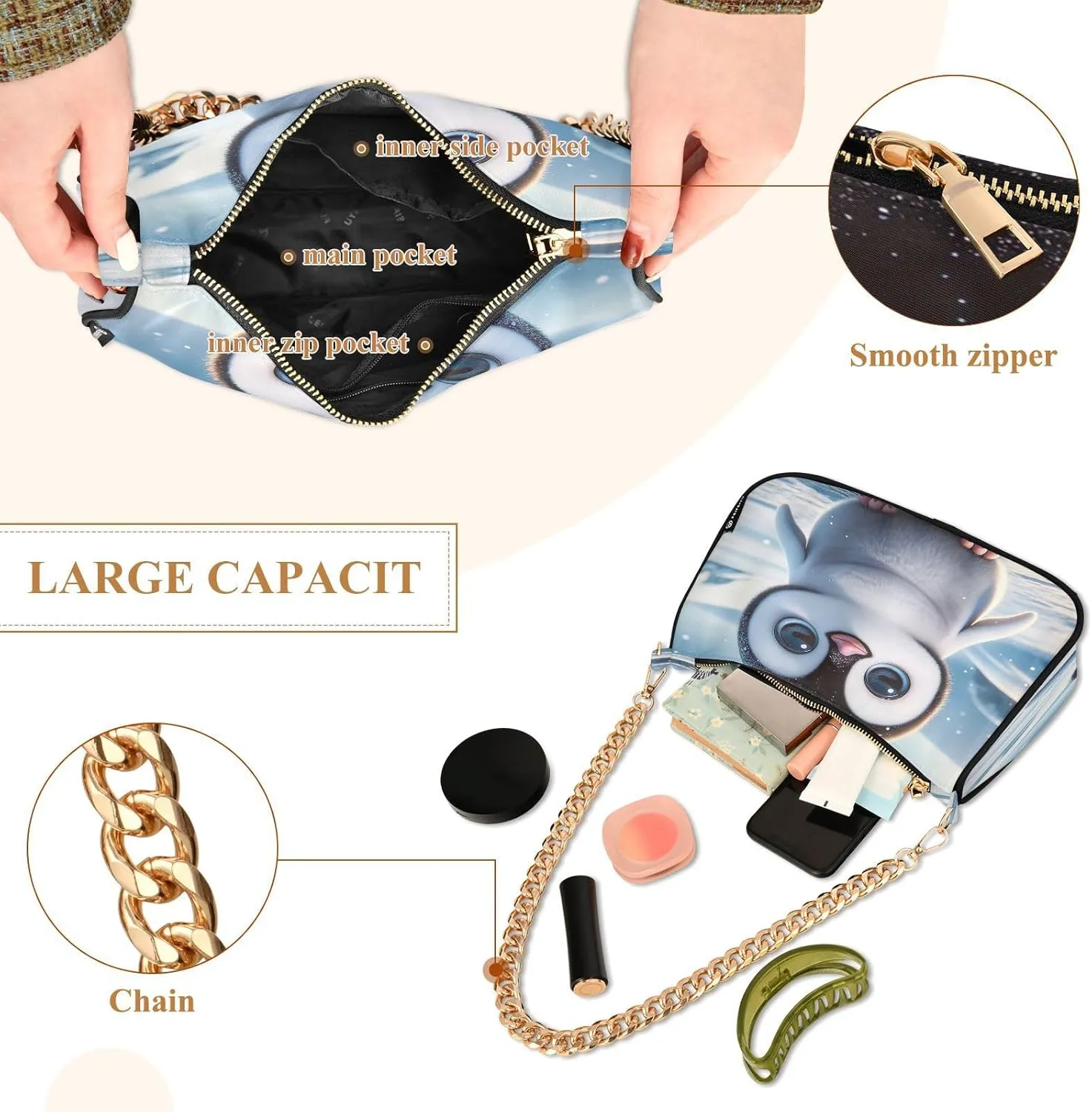 Space Solar System Planets Elements Woman Tote Bag Purse, Womens Crossbody Bag