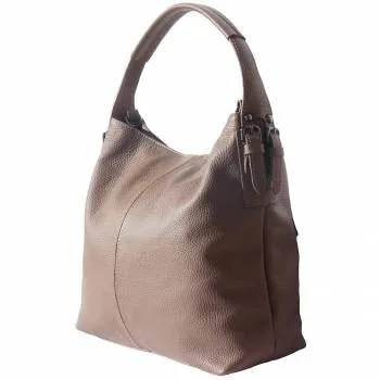 Spontini Soft Leather Bag - Aurora