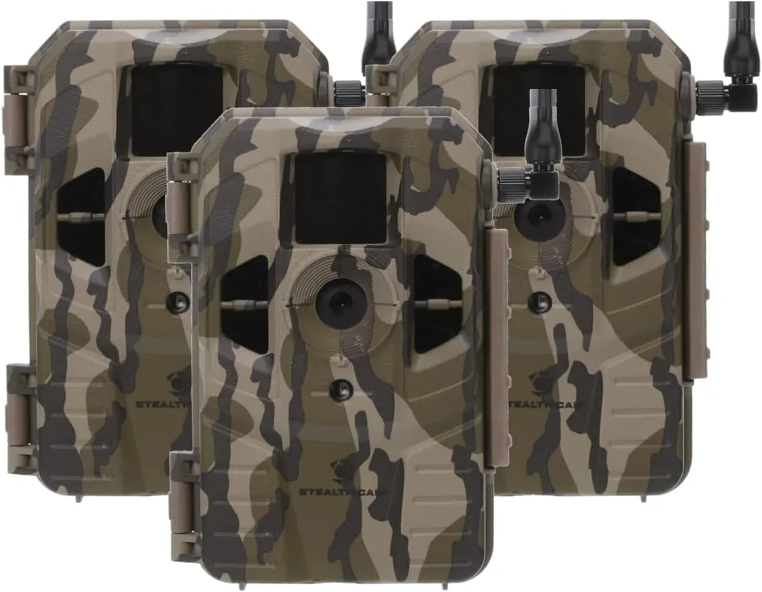 Stealth Cam Connect Max Trail Camera 3 Pack