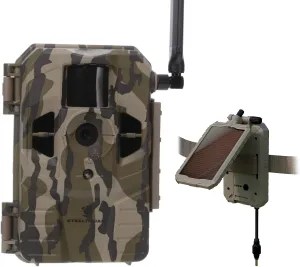 Stealth Cam Connect Max Trail Camera and Solar Panel Combo