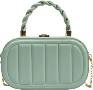 Stylish Minimalist Box Bag - Chain Shoulder & Crossbody Purse,Large Capacity & Quality Hardware,Gift for Christmas