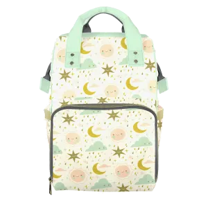 Sun And Moon Customizable Diaper Bag