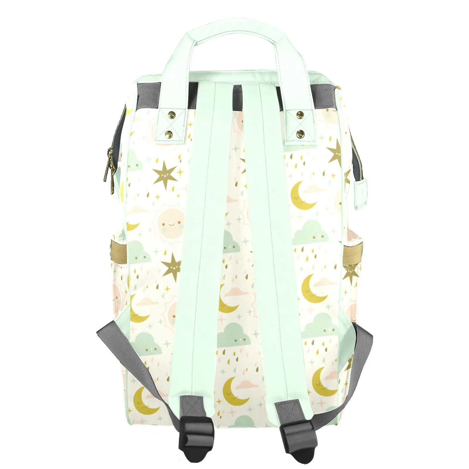 Sun And Moon Customizable Diaper Bag