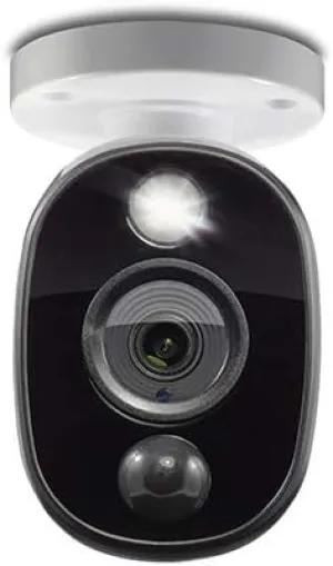 Swann 1080p Thermal Sensing Sensor Warning Light Bullet Security Camera, PRO-1080MSFB, Weatherproof, Color Night Vision, Sensor Light