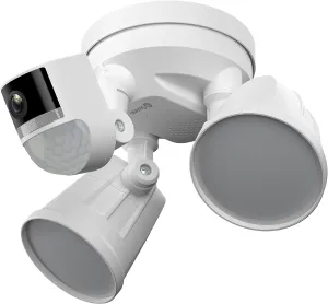 Swann 4K Floodlight Security Camera with 2-Way Talk, Siren with Heat & Motion Detection (Renewed)