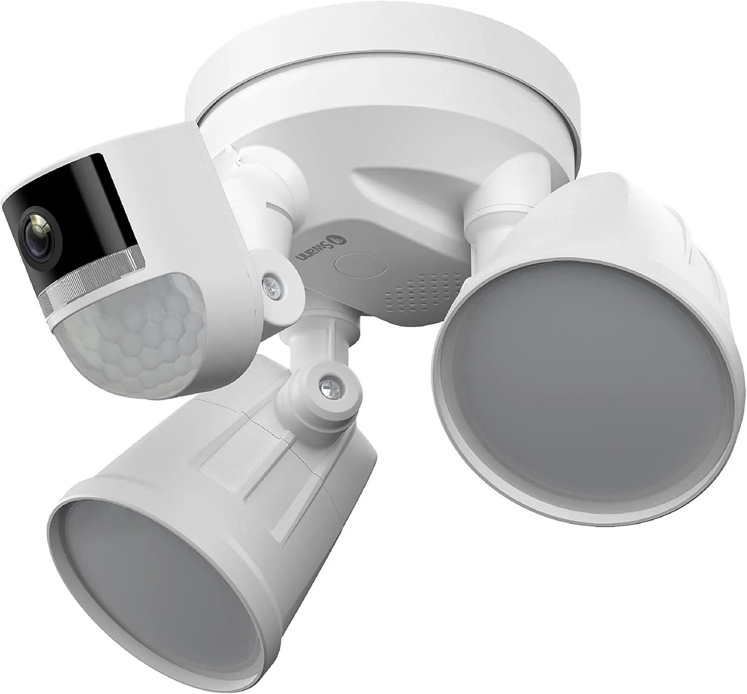 Swann 4K Floodlight Security Camera with 2-Way Talk, Siren with Heat & Motion Detection (Renewed)