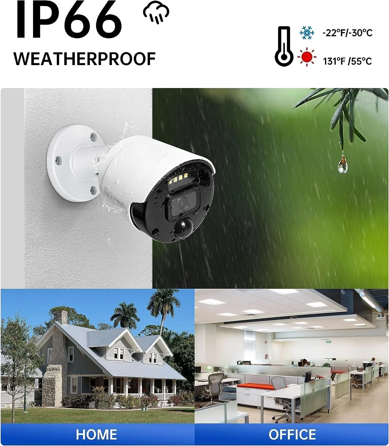 SWANN Master 4K 8 Channel Home Security Camera System, 2TB NVR, 4 PoE IP Cameras Outdoor, 8MP Wired Surveillance CCTV, Heat Motion Vehicle Detection, LED Light, 24/7 Recording Security Camera, 876804