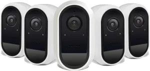 Swann Wire-Free 1080p Security Camera 5 Pack - SWIFI-CAMWPK5 (Renewed)