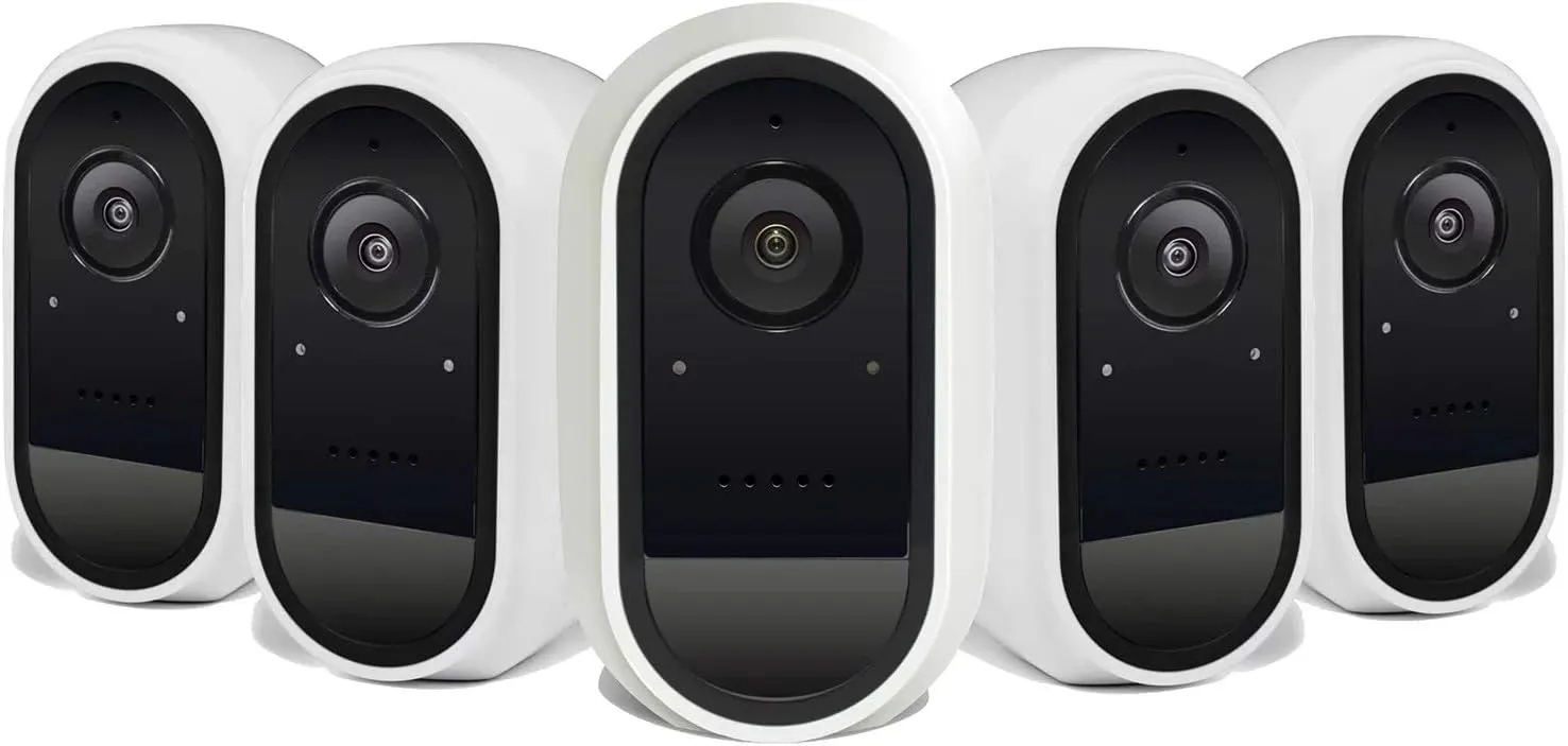 Swann Wire-Free 1080p Security Camera 5 Pack - SWIFI-CAMWPK5 (Renewed)