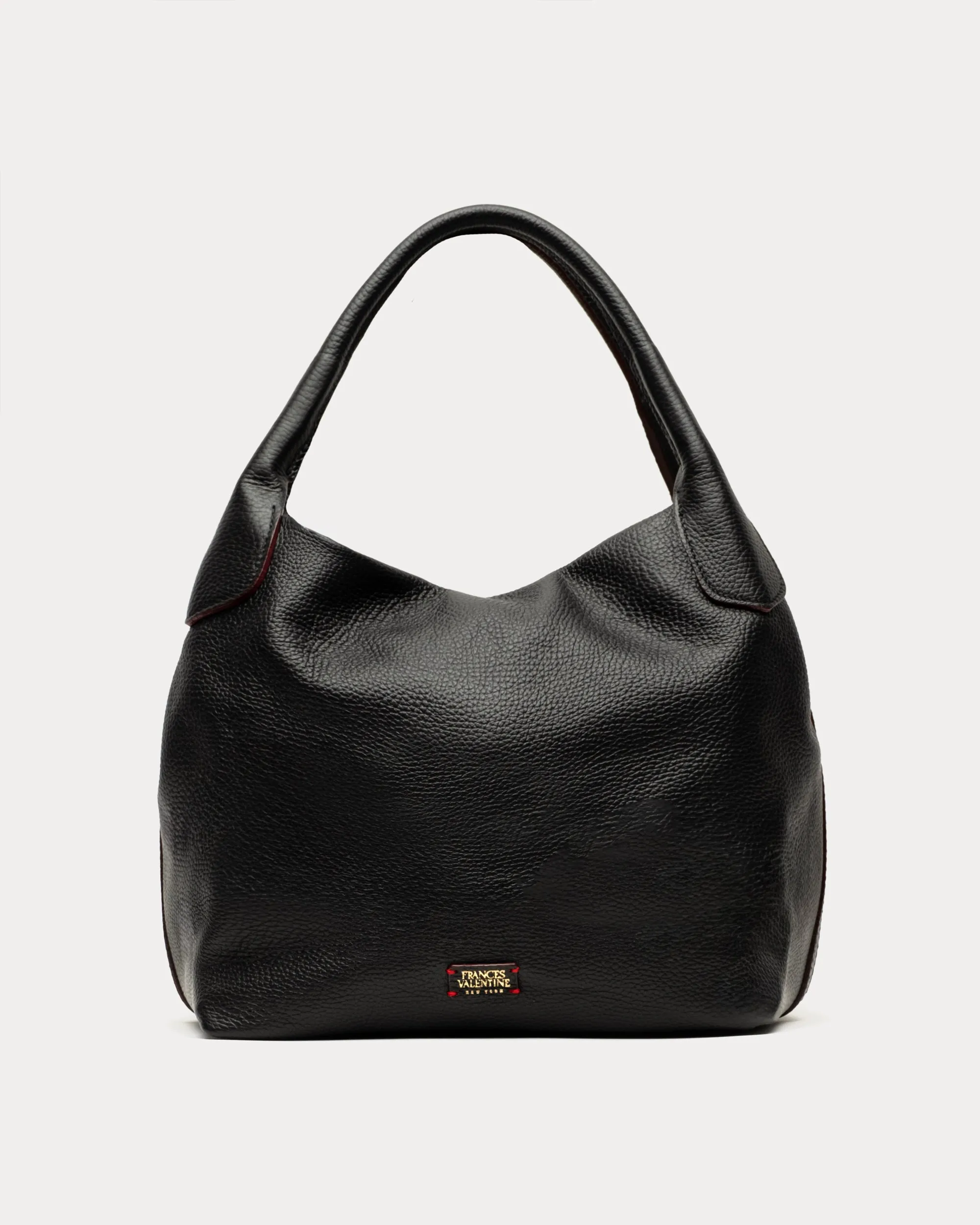 Sweet Pea Tote - Tumbled Leather Black