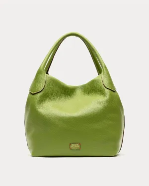 Sweet Pea Tote - Tumbled Leather Green