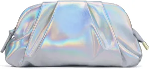 SWEETV Dressy Vegan Leather Clutch Purse for Women Formal, Soft Pleated PU Evening Clutch for Weddings, Proms, Cocktail-Gemma