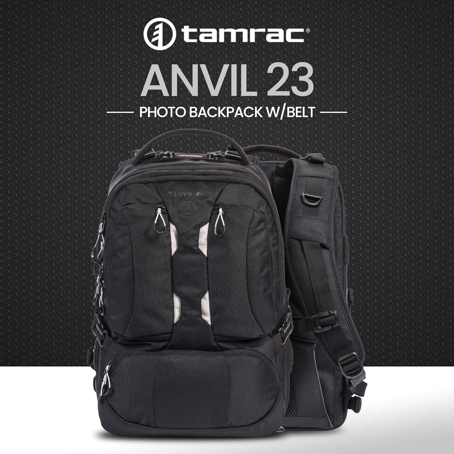 Tamrac Anvil 23 Camera Backpack for Photographers, DSLR Camera Bag with Laptop Compartment, Professional Photography Backpack, Camera Bag with Tripod Holder, Camera Carrying Case, Black