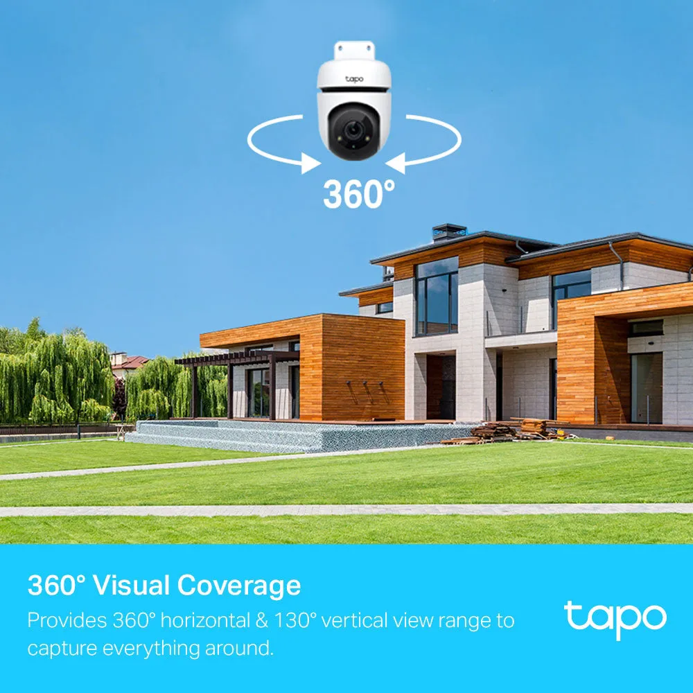 Tapo C500 Wi-Fi Pan & Tilt Outdoor Security Camera 2MP 3.9mm (Mic)