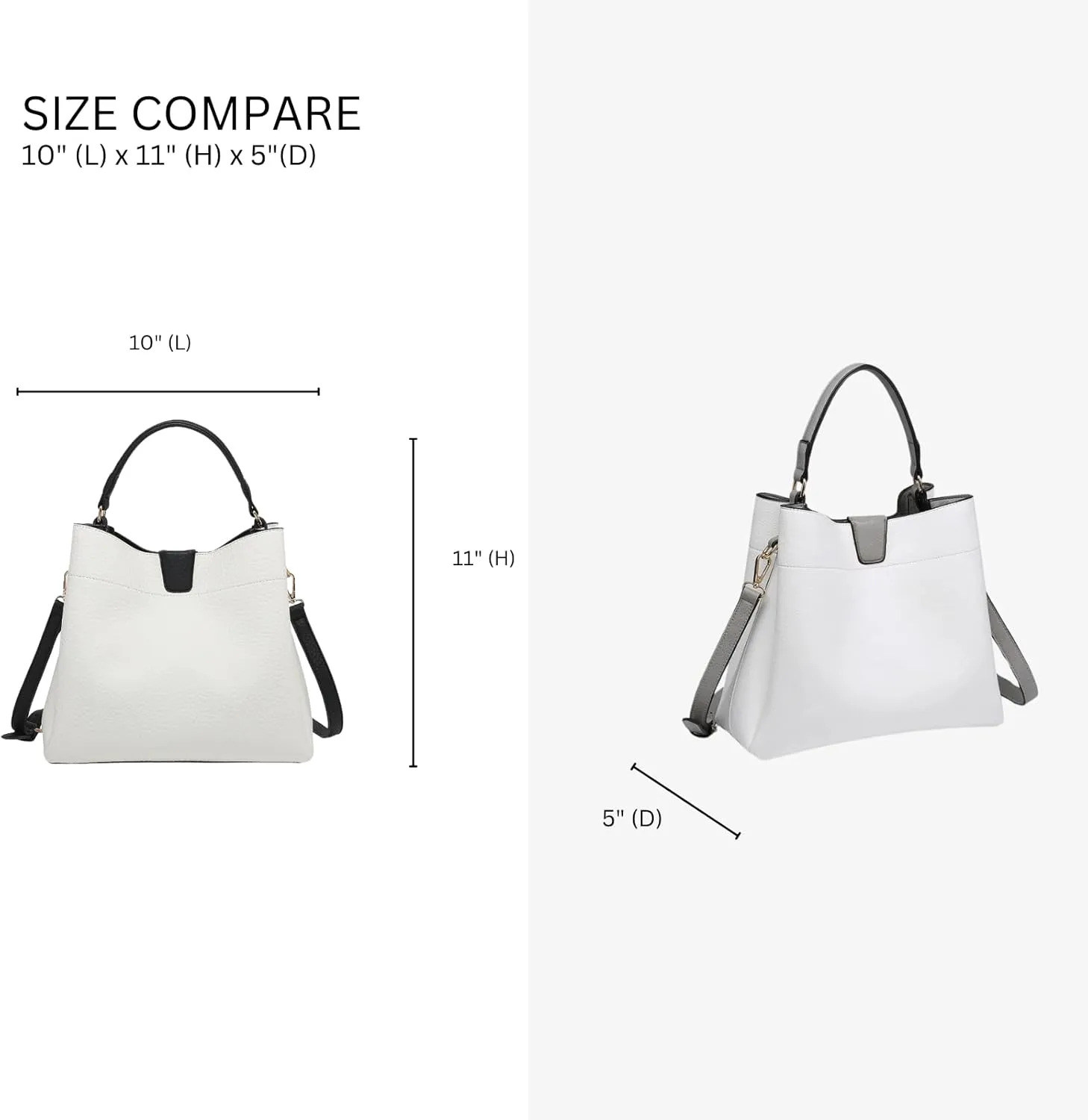 Tati Purses and Handbags for Women Ladies Satchel Shoulder Tote Bag Top Handle Hobo Purse