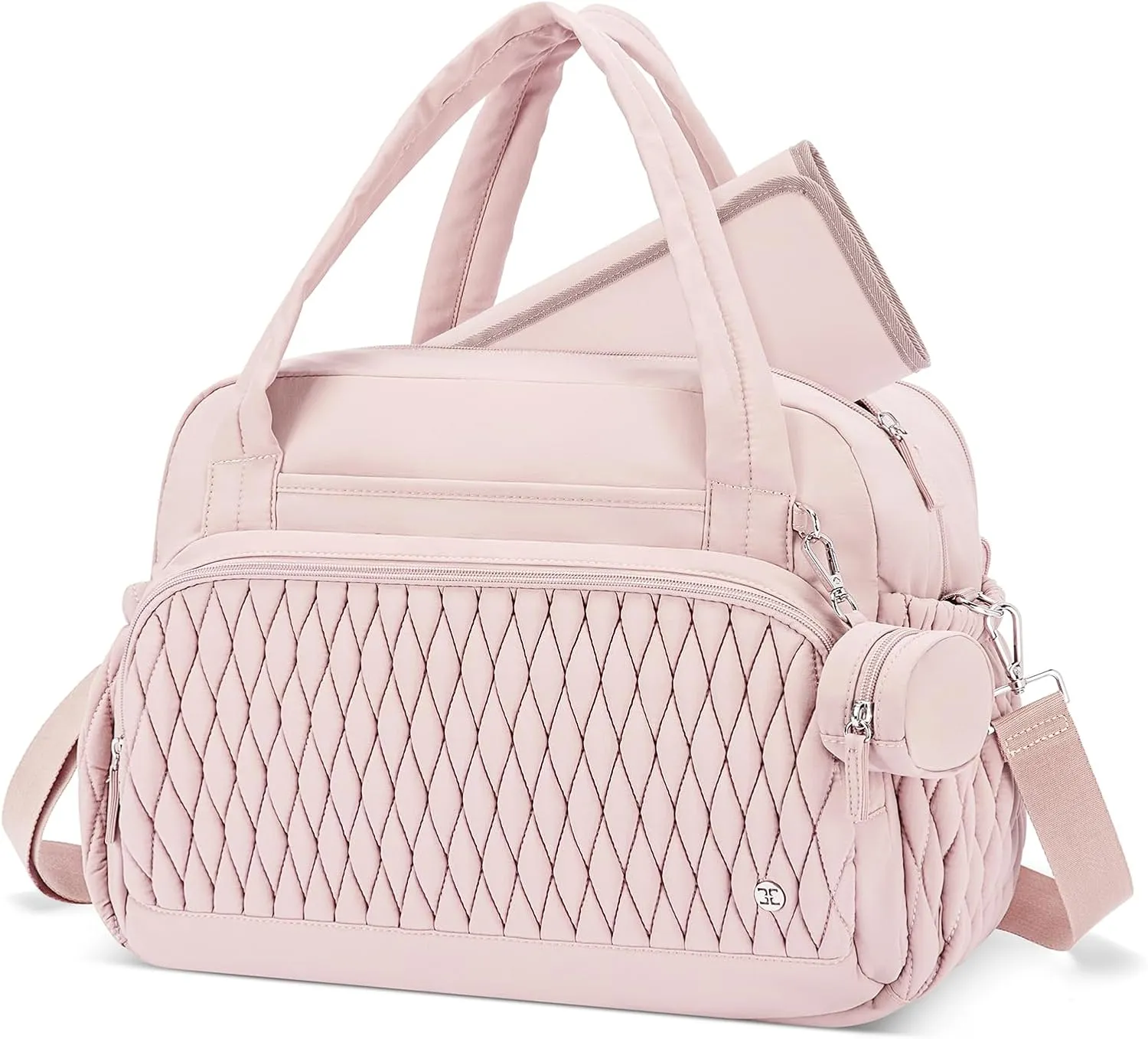 Telena Tote Diaper Bags, Travel Crossbody Large Capacity Hospital Bag for Women Labor Delivery with Pacifier Case
