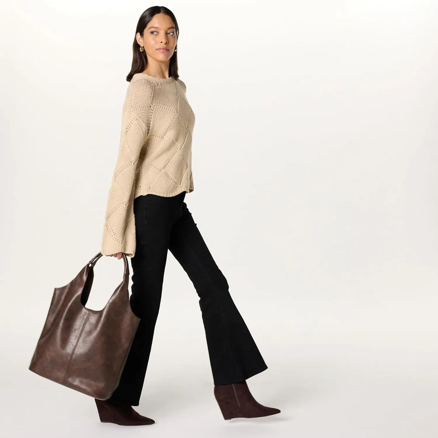 The Drop Morgan Soft Hobo Tote