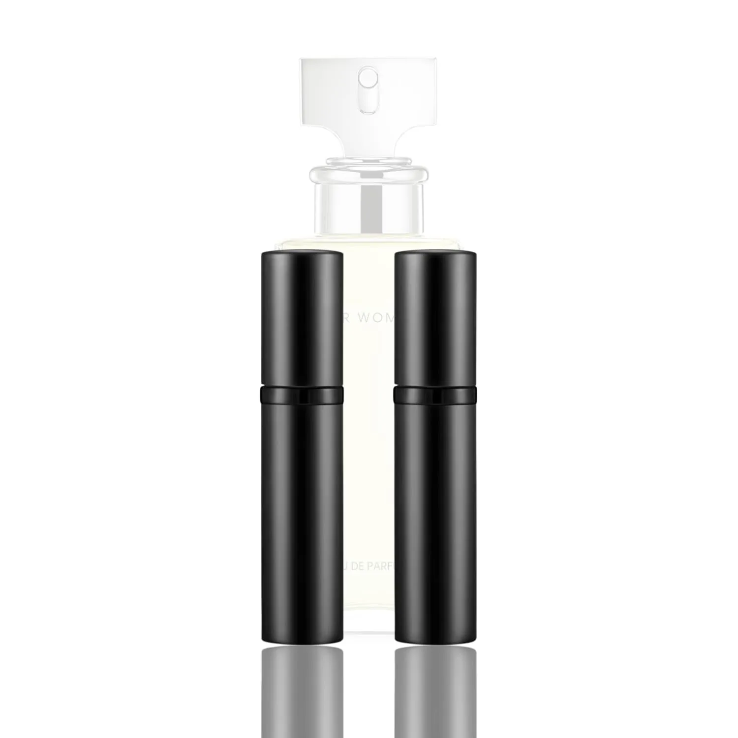 The Iconic Eternity for Women Eau de Parfum | Luxury Pre-Filled Travel Sprays | 2 x 5ML Refillable Perfume Atomizers | Bergamot, Rose & Sandalwood Notes | Leak-Proof & Reusable