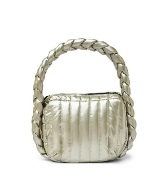 The Kelsie Braided Hobo Bag in Pearl Champagne | Pearl Champagne