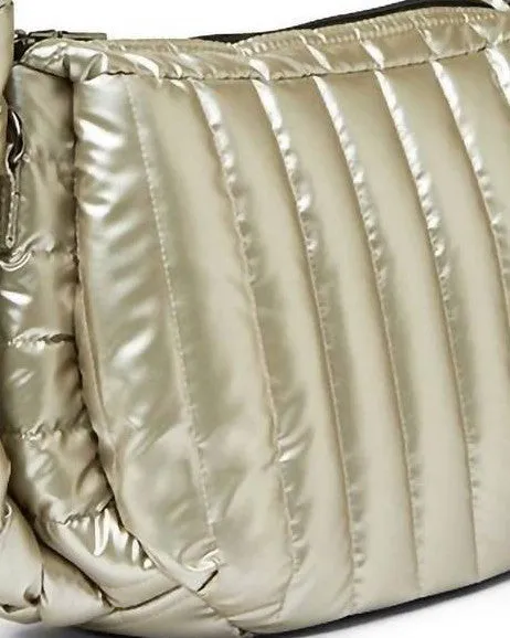 The Kelsie Braided Hobo Bag in Pearl Champagne | Pearl Champagne