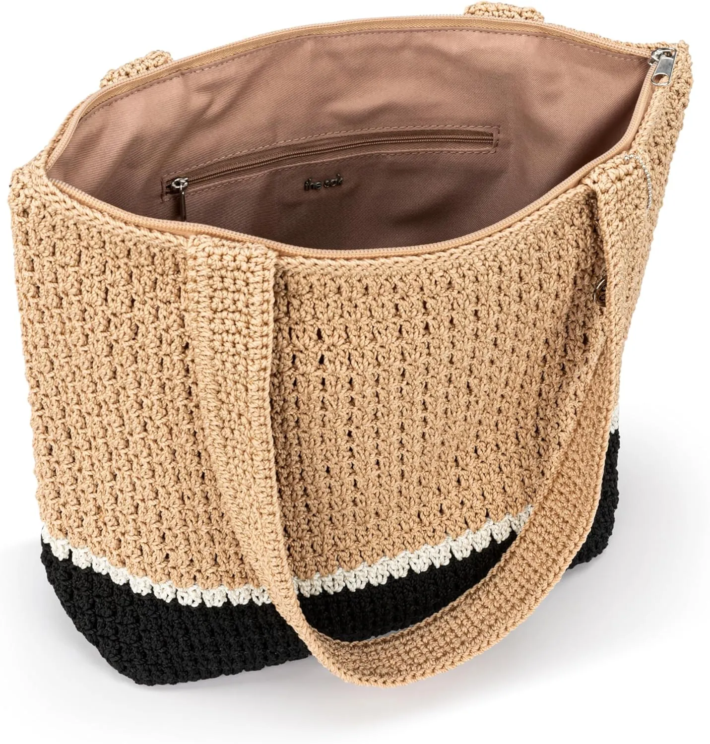 The Sak Casual Classics Tote Bag - Hand Crochet Woman's Purse For Everyday, Travel, Beach Bag - Handbag With Shoulder Straps