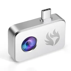 Thermal Camera, Native 256x192 IR Resolution, 25Hz Frame Rate, Upgraded Temperature Accuracy, Works for Android (Not for iOS)
