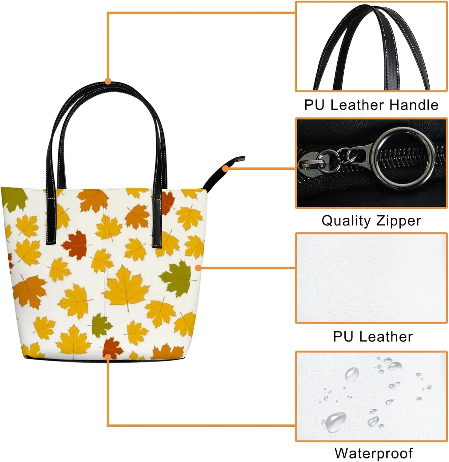 Tote Bag for Women Leather Handbags Women's Crossbody Handbags Work Tote Bags for Women
