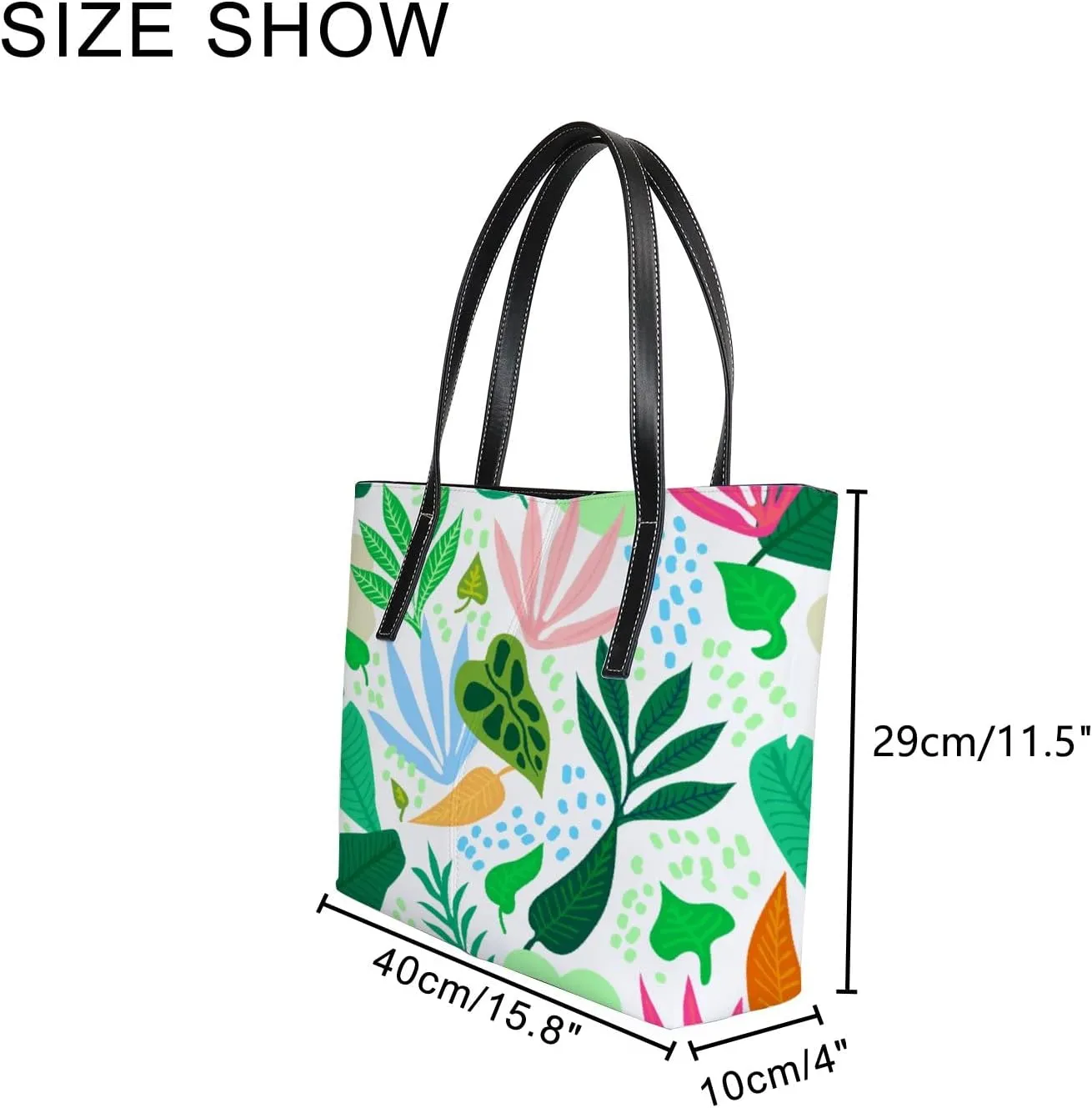 Tote Bag for Women PU Leather Handbags Women's Crossbody Handbags Work Tote Bags for Women Coachbags Tote Bag with Zipper