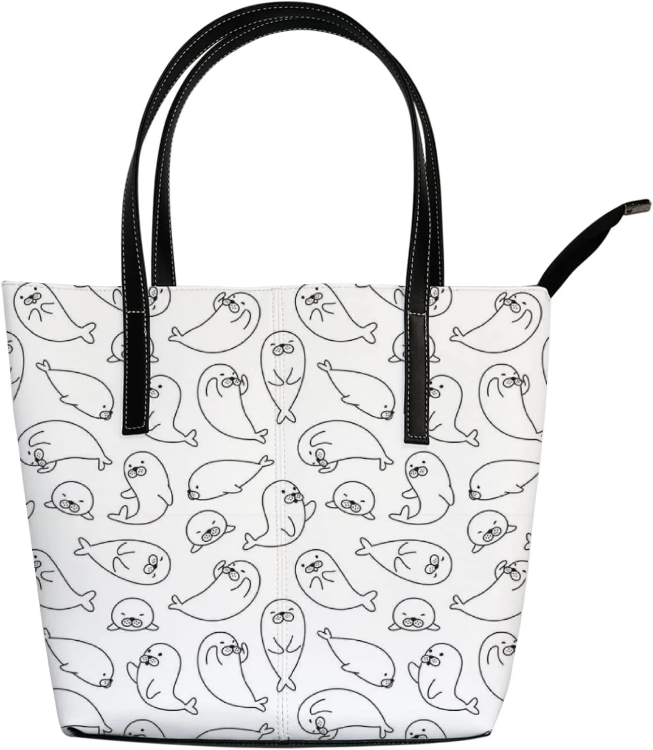 Tote Bag for Women PU Leather Handbags Women's Crossbody Handbags Work Tote Bags for Women Coachbags Tote Bag with Zipper