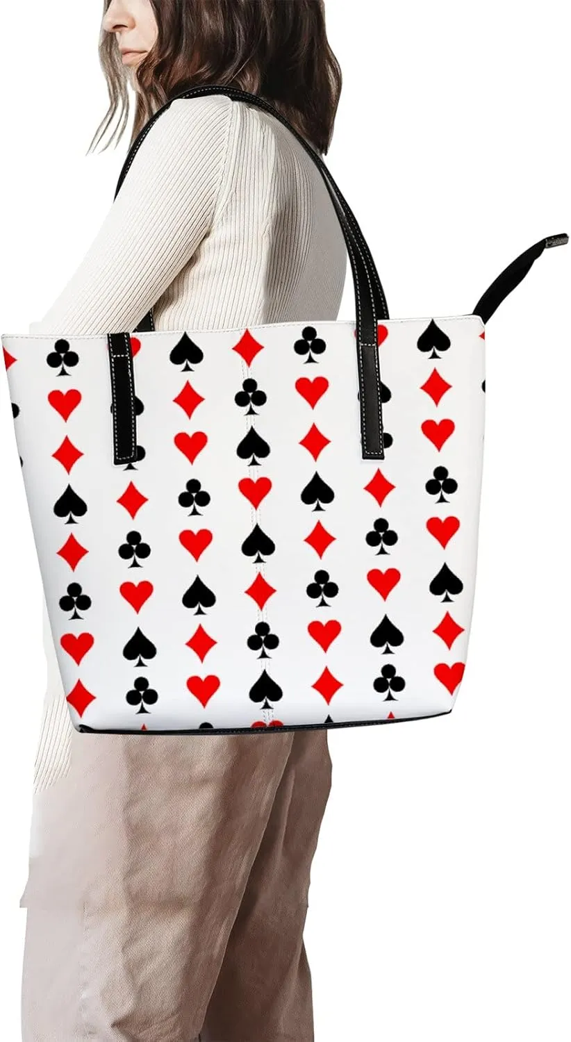 Tote Bag for Women PU Leather Handbags Women's Crossbody Handbags Work Tote Bags for Women Coachbags Tote Bag with Zipper