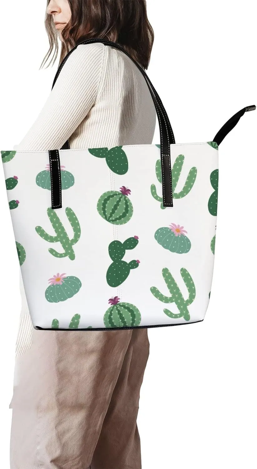 Tote Bag for Women PU Leather Handbags Women's Crossbody Handbags Work Tote Bags for Women Coachbags Tote Bag with Zipper